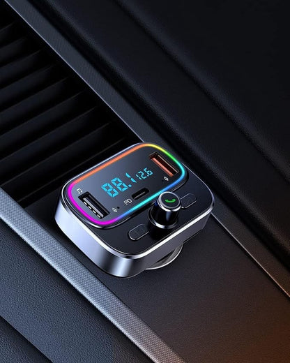 Bluetooth FM Transmitter for Car Wireless Radio Adapter Kit, Hands-Free Calling - Image 6