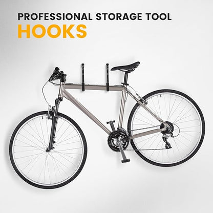 8-Pack Heavy Duty Garage Hooks for Hanging 50 lbs, 8” & 3.5” J Utility Hooks - Image 7