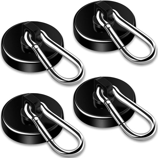 DIYMAG Black Magnetic Hooks, 150LBS Strong Heavy Duty Neodymium Magnet Hooks by DIYMAG
