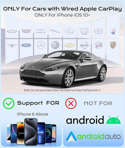 Wireless CarPlay Adapter for Apple iPhone, 2025 Upgraded Converts Wired to - Image 8