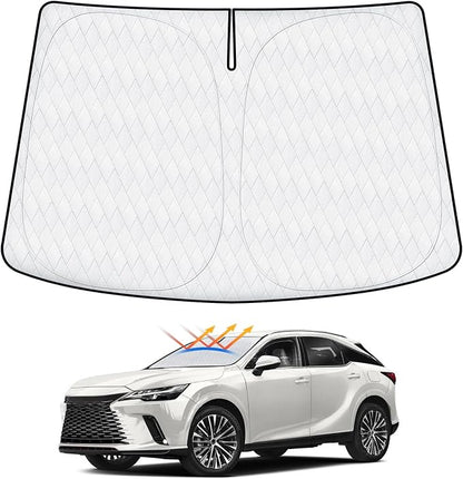Thickened Windshield Sun Shade for Lexus RX 2023 2024 2025, Foldable Front by cartist