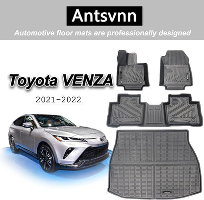 All -Weather Floor Mats Fit for Toyota Venza 2025 2024 2023 2022 2021 Trunk - Image 7