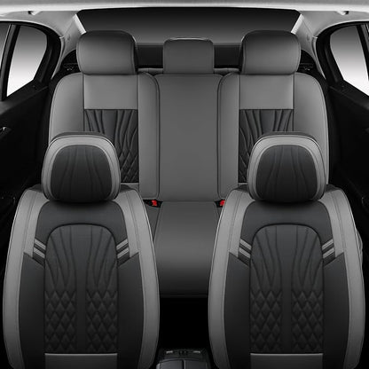 Leather Car Seat Covers, Car Seat Protector Waterproof, Seat Covers Full Set - Image 4