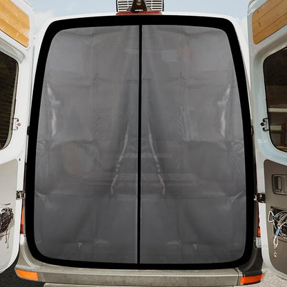 65''H x 65''W Van Bug Screen Universal Size Rear Door Window Covers by LFGUD
