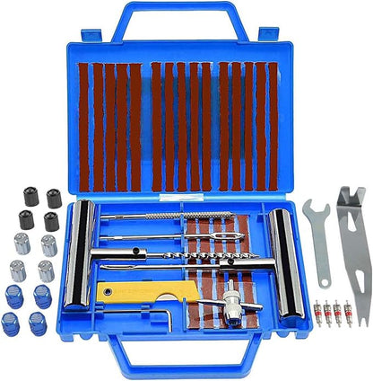 Tire Repair Kit, with Universal Tire Patch Kit to Plug Flats by TILIBOTE
