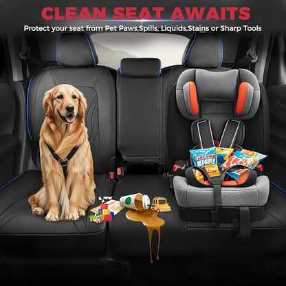 FREESOO Seat Covers for Honda CRV, Custom Fit Seat Covers Full Set, CRV LX EX - Image 6