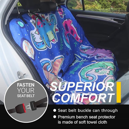 Back Seat Cover for Car Trucks Van SUV, Waterproof Rear Bench Towel Seat Covers - Image 4