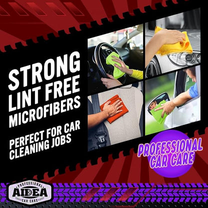 AIDEA Microfiber Cleaning Cloth 10PK, Micro Fiber Cloth - Image 6