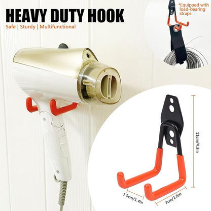 Heavy-Duty Garage Hooks -4 Pack Type small J - Image 2