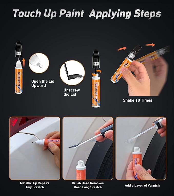 Car Paint Pen, Premium Car Scratch Remover, Precise Automotive Touch up Paint - Image 4