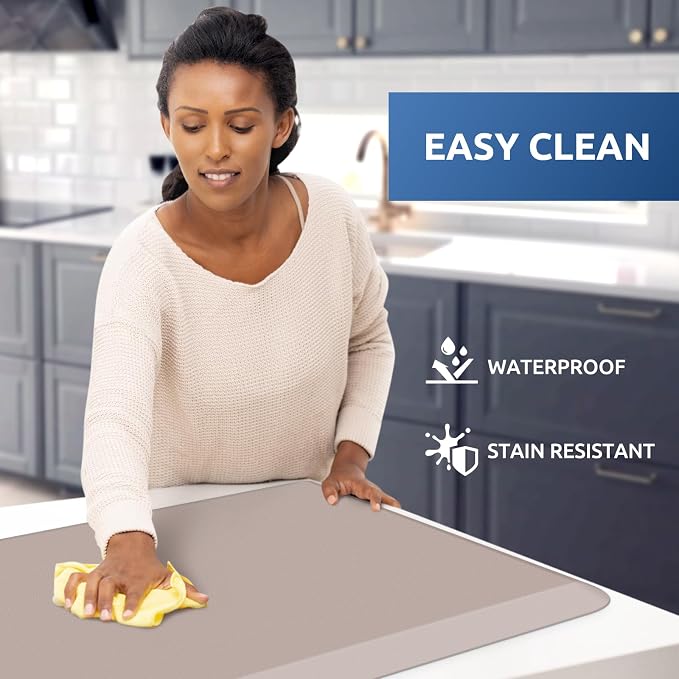 KitchenClouds Kitchen Mat Cushioned Anti Fatigue Rug 20"x39" Waterproof - Image 3
