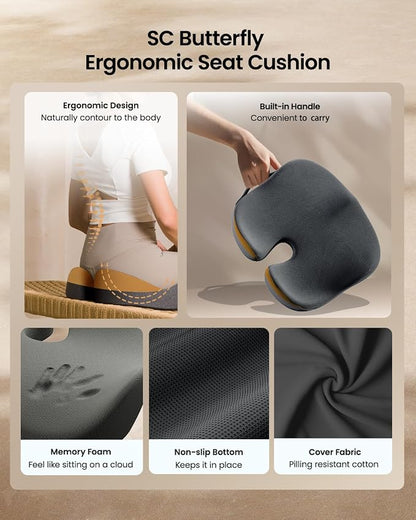 ProtoArc Seat Cushion, Office Chair Cushion - Image 7