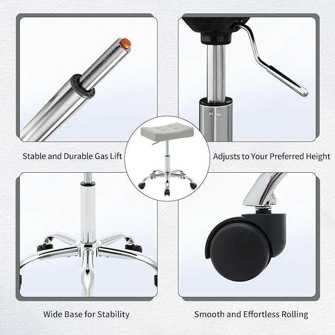 Adjustable Drafting Stools 17-21 inch Office Stool - Image 5