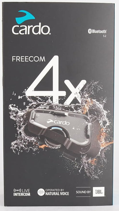 Cardo Systems FREECOM 4X Motorcycle 4-Way Helmet Bluetooth Communication System - Image 10