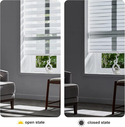 Persilux Cordless Zebra Blinds for Windows Free-Stop Roller Shades for Windows - Image 5