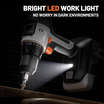 Litheli 20V Cordless Drill Driver Set, Electric Power Drill - Image 5