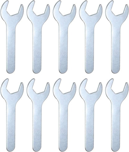 HARFINGTON 10pcs Small Wrench Open End Wrench 23x126x2.8mm Metric U-Shaped by HARFINGTON