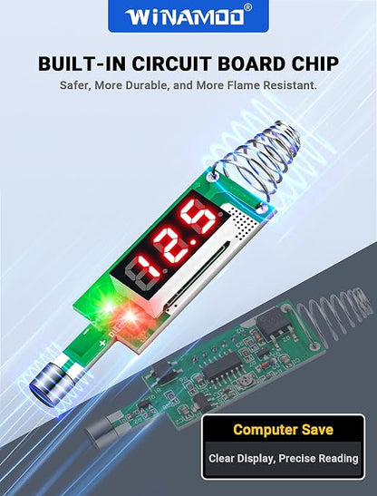 Test Light Automotive 5-90V Digital LED Circuit Tester - Image 4