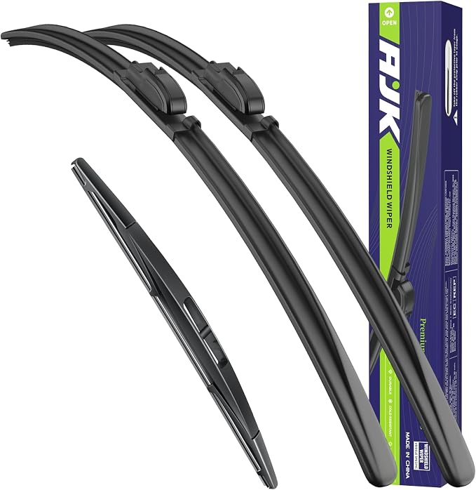 AJK Front Windshield Wiper for Jeep Wrangler 2018 2019 2020 2021 2022 2023 2024 by AJK