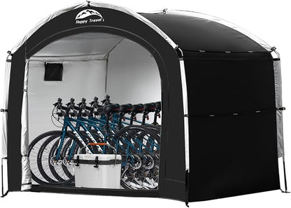 Happy Travel Bike Storage Shed Tent, Outdoor Portable Bicycle Storage Sheds by HappyTravel