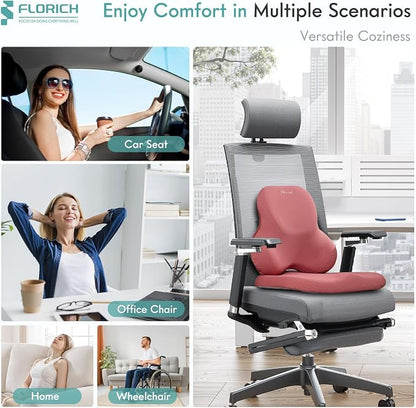 FLORICH Car Seat Cushion and Lumbar Support Pillow - Image 6
