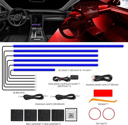 Acrylic Interior Car LED Strip Light - Image 4