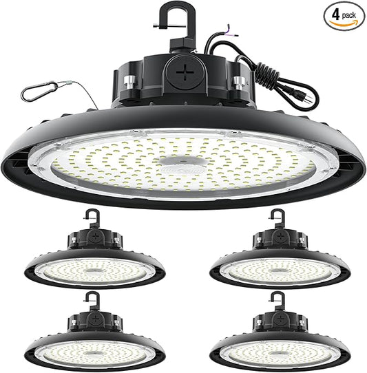 High Bay Lights LED UFO Light 240W LED Shop Lights 6000K IP65 Commercial Bay by AIKVSXER