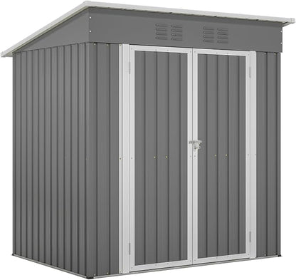 6x4 FT Outdoor Metal Storage Shed by ForEveryCornerofLife