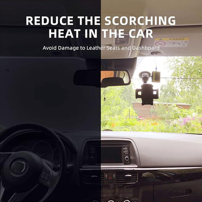 Raccoon Driving Car Windshield Sunshade Front Window Sun Visor Protector - Image 7
