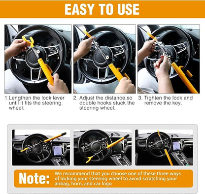 Car Steering Wheel Lock Anti-Theft Device - Image 3