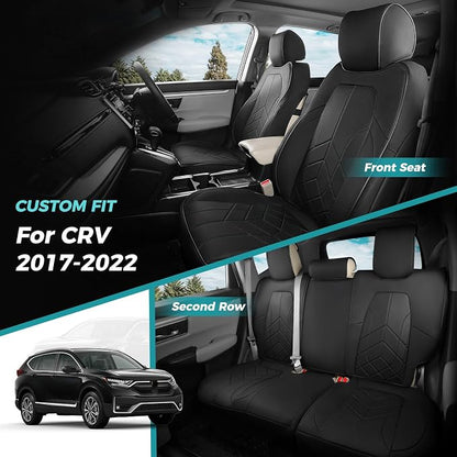 for Honda CRV Seat Covers Custom Fit 2017-2022 EXL EX LX Sport, Hybrid - Image 2