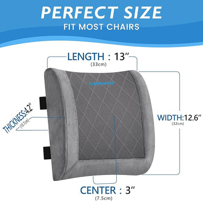 Lumbar Support Pillow for Office Chair Back Support Lumbar Pillow for Car - Image 2