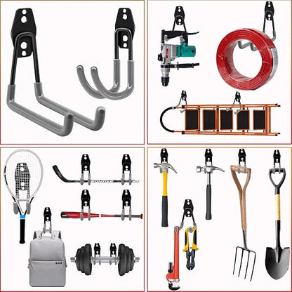 3-H Garage Wall Hooks 10 Pack, Heavy Duty Garage Hooks - Image 7