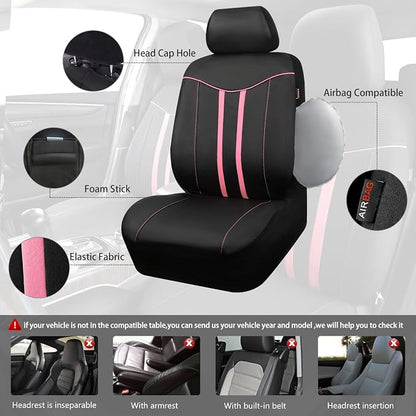 CAR PASS Car Seat Covers Full Set - Image 4