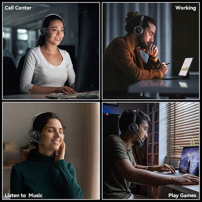 Wireless Headset with Mic for Work, Wireless Headphones with Mic for Work from - Image 7