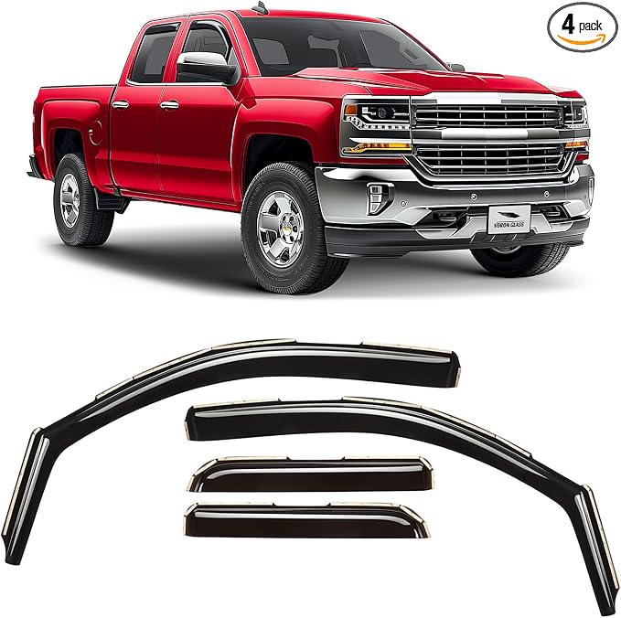 Voron Glass in-Channel Extra Durable Rain Guards by VoronGlass-highqualityautoaccessories