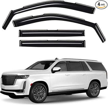 Window Deflectors Smoke Tinted In-Channel Side Window Vent Visor Deflectors by Unknown