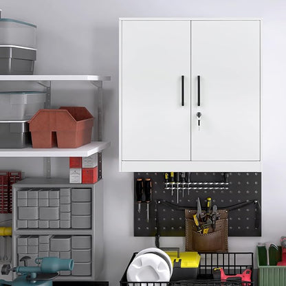 LUCYPAL Locking Storage Cabinets, Metal Cabinet - Image 2