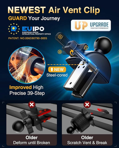 VANMASS Universal Car Phone Mount Dashboard Phone Holder, Handsfree Windshield - Image 6