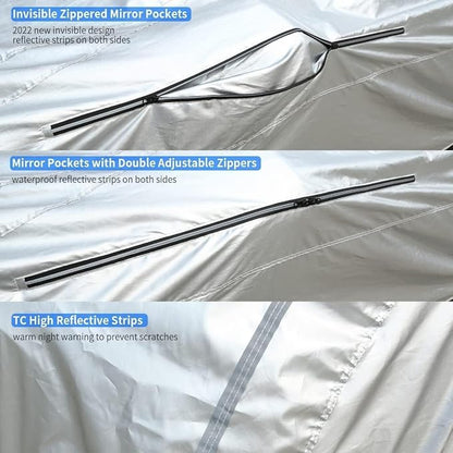 Tecoom Car Cover Waterproof UV-Proof Windproof - Image 7