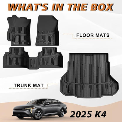 TripleAliners Floor Mats & Trunk Mat Full Set Compatible - Image 8