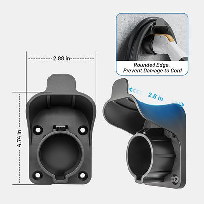 MECMO EV Charger Holder SAE J1772 Wall Mount Charging Cable Hanger Organizer - Image 6