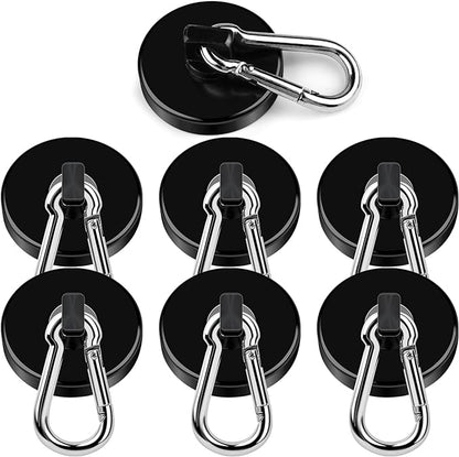 DIYMAG Black Magnetic Hooks, 110LBS Strong Heavy Duty Neodymium Magnet Hooks by DIYMAG