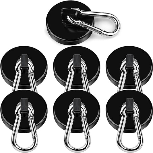 DIYMAG Black Magnetic Hooks, 110LBS Strong Heavy Duty Neodymium Magnet Hooks by DIYMAG