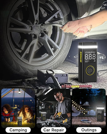 Tire Inflator Portable Air Compressor, 200PSI 20000mAh Pump - Image 6