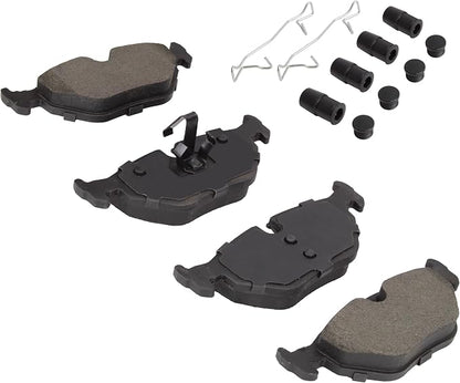 Premium Semi-Metallic Rear Brake Pads Compatible - Image 2