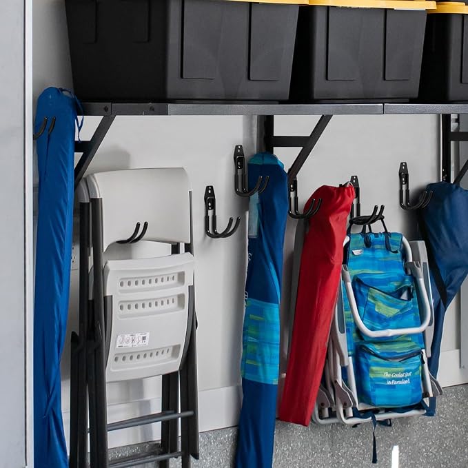 16 Pack Garage Hooks with Anti-Slip Coating Heavy Duty Wall Mount Hooks - Image 7