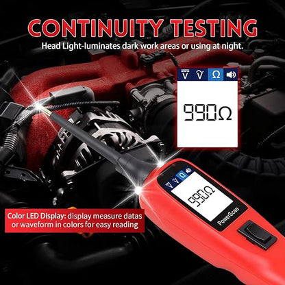 Autel PowerScan PS100 Circuit Tester, Universal 12V 24V Automotive Power - Image 4