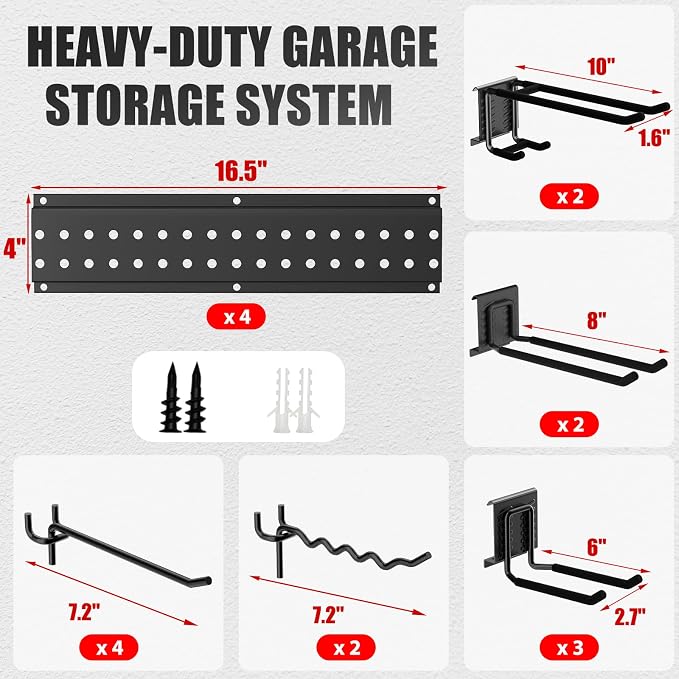 Garage Tool Organizer Wall Mount 64 inches - Image 7