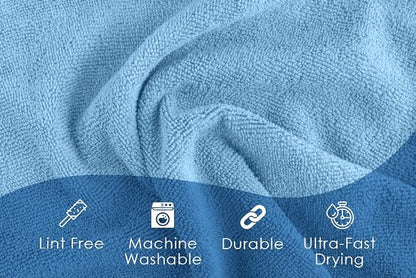 Avalon Towels Microfiber Cleaning Cloths Size 16" x 16", Highly Absorbent - Image 7
